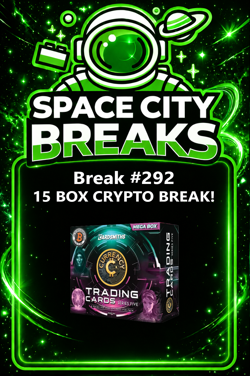 Break #292 - 15 Box Crypto Break - 25% Filler