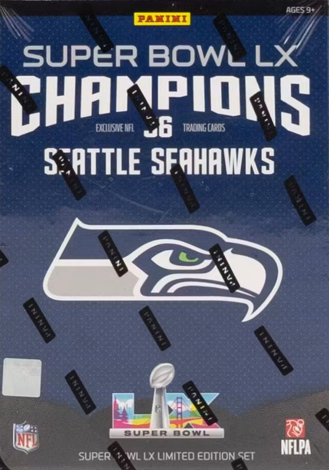 2025 Panini Seattle Seahawks Super Bowl LX Champions Set Box